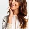 Bluse Mit Manschetten Aus Spitze