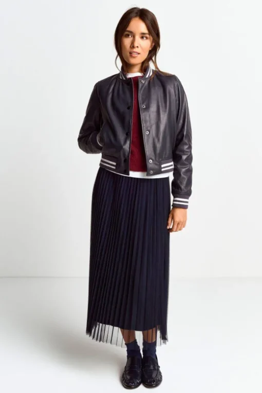 Bomberjacke Aus Leder
