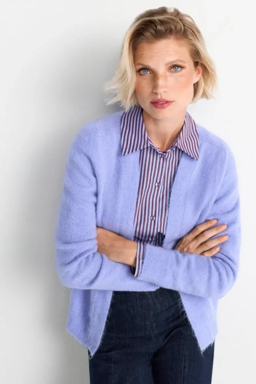 Cardigan Aus Weicher Wollmischung
