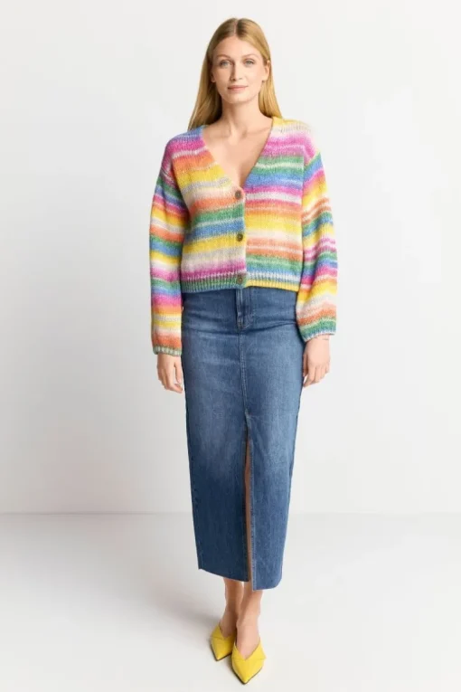 Cardigan Mit Perlmuttknöpfen