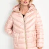 Glänzende Steppjacke