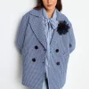 Jacke Mit Hahnentrittmuster