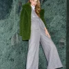Karierte Culotte Aus Wollmix