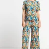 Leichte Culotte In Crinkle-Optik