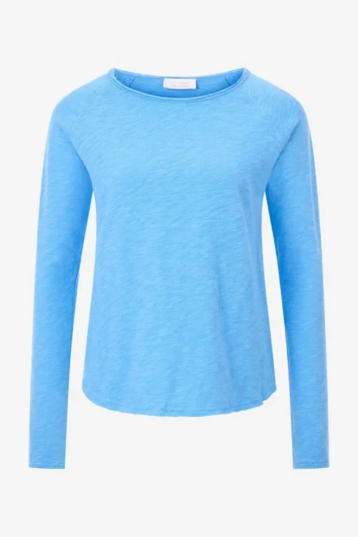 Longsleeve Aus Baumwolle Mit Offenen Kanten