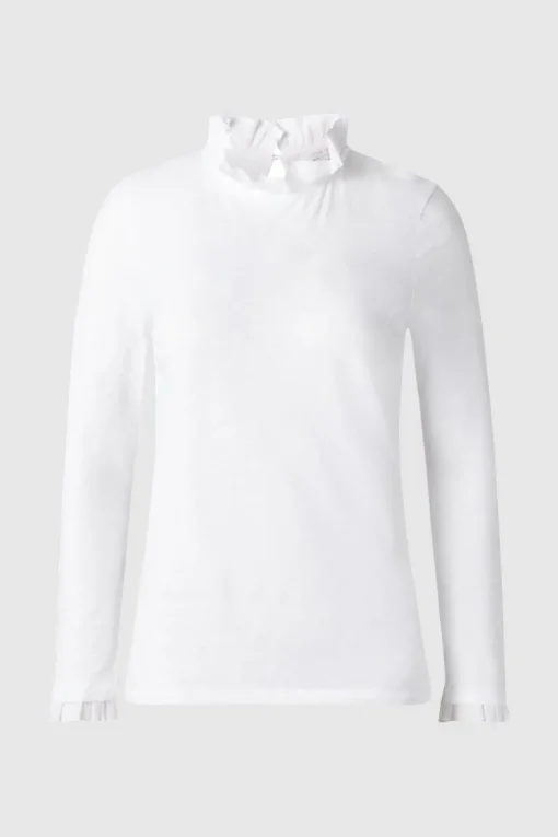 Longsleeve Mit Frill-Kragen