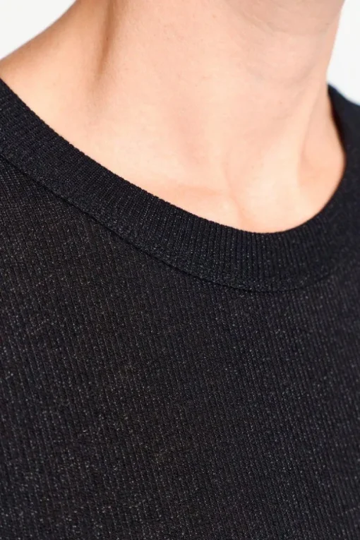 Longsleeve Mit Glanzeffekt
