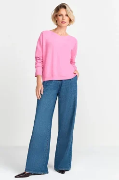 Nahtloser Feinstrickpullover