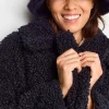 Oversized-Mantel Aus Teddyfell