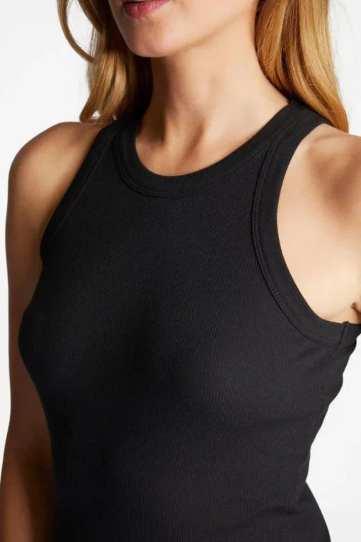 Rib-Top In Bodycon-Fit