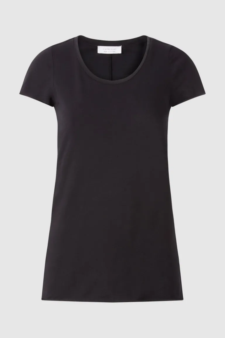 Slub-T-Shirt Aus Baumwolle