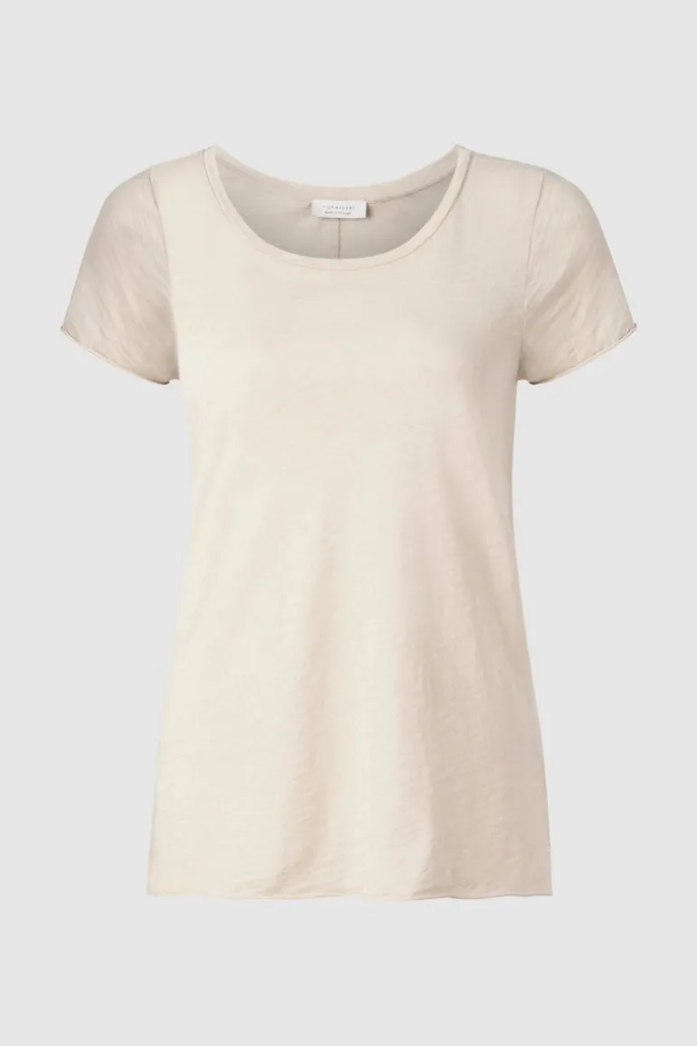 Slub-T-Shirt Aus Baumwolle