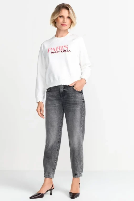 Statement-Sweater Mit Raglanärmeln