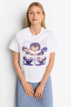 T-Shirt Mit Crew-Neck