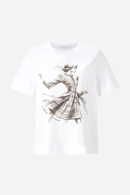 T-Shirt Mit Fashion-Print