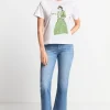 T-Shirt Mit Illustrations-Print