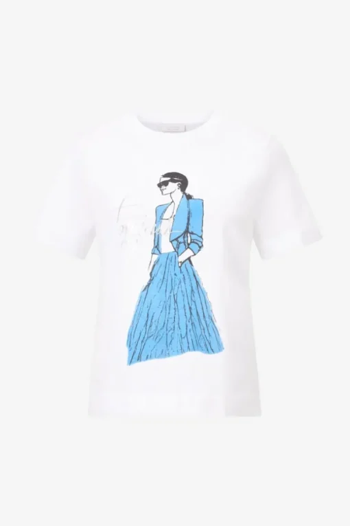 T-Shirt Mit Illustrations-Print