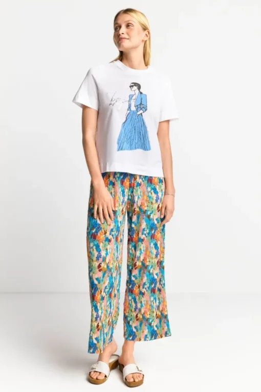 T-Shirt Mit Illustrations-Print