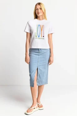 T-Shirt Mit Strassverzierung