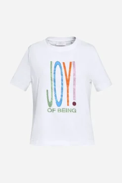 T-Shirt Mit Strassverzierung