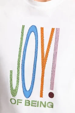 T-Shirt Mit Strassverzierung